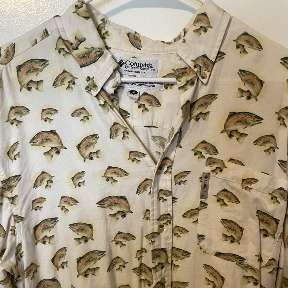 Big mouth bass button up